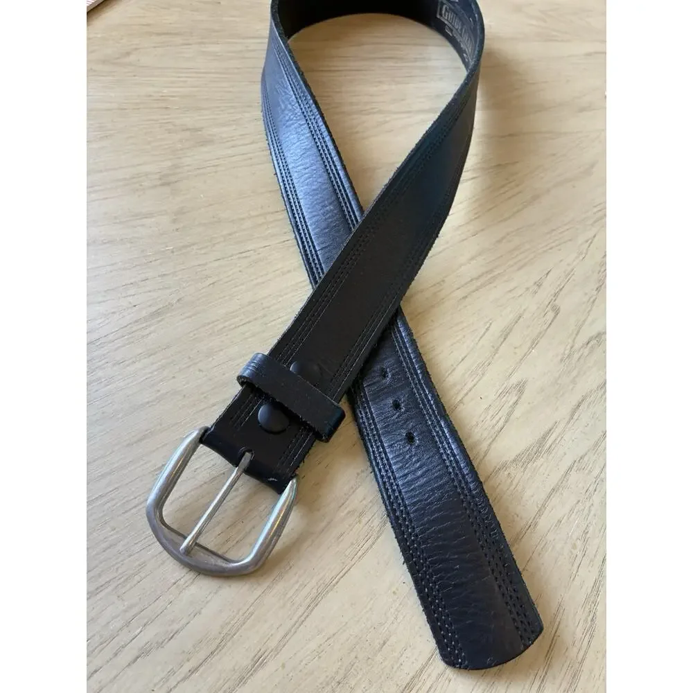 Genuine leather Belt Men’s 34 thick utility outdoor Guide Gear Workwear USA NWT